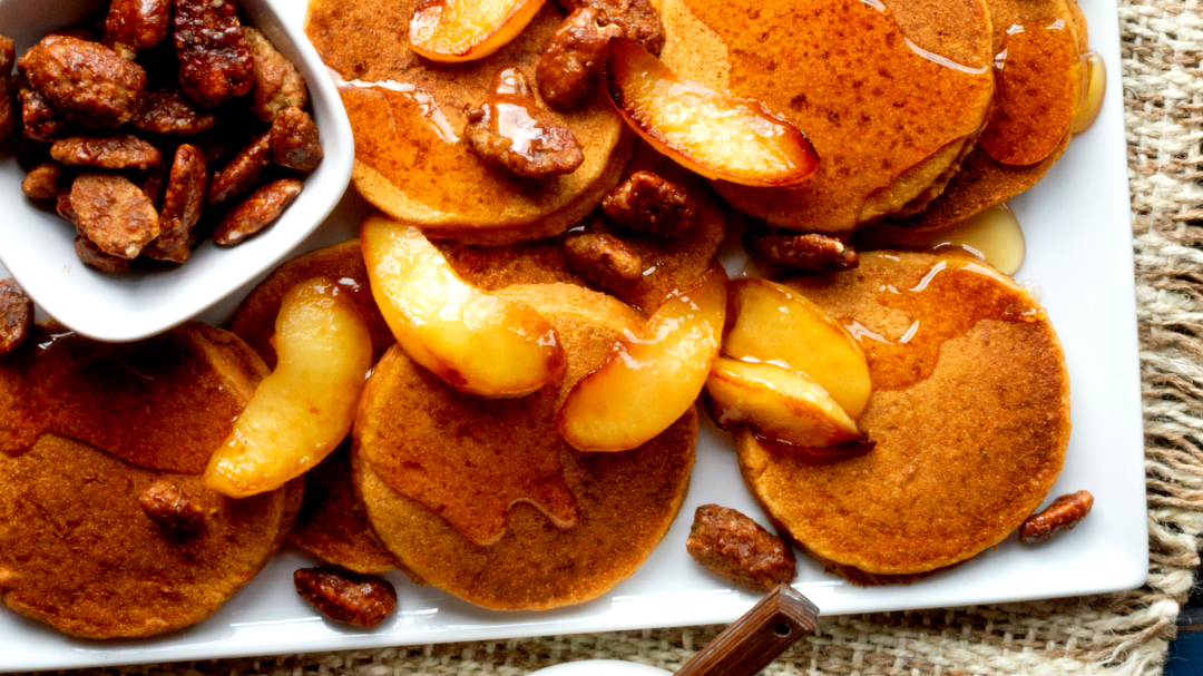 Image of Whole Wheat Sweet Potato Pancakes
